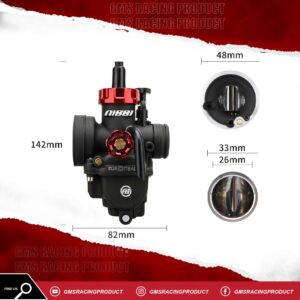 Karburator PE 26 Black Nibbi Racing
