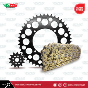 Gear Set Kawasaki KLX150 TYPE 520-44T-46T Black GMS Racing Product