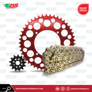 Gear Set Kawasaki KLX150 TYPE 520 44T-46T Red GMS Racing Product