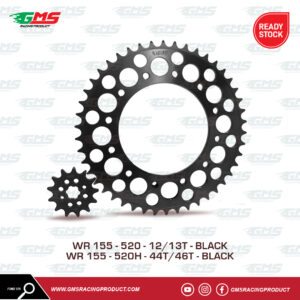 Gear Set Yamaha WR155 TYPE 520 Red GMS Racing Product